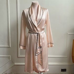 Agent Provocateur Silk Classic Dressing Gown Robe
